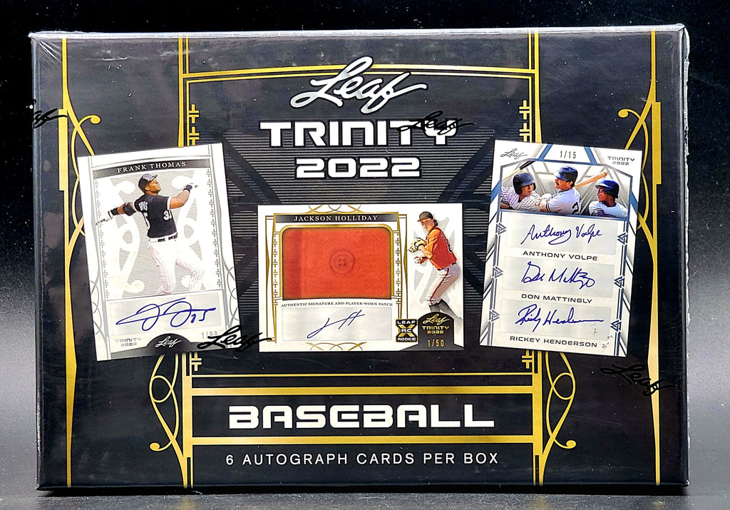 2022 Leaf Trinity Baseball Box – Mojobreak Shop