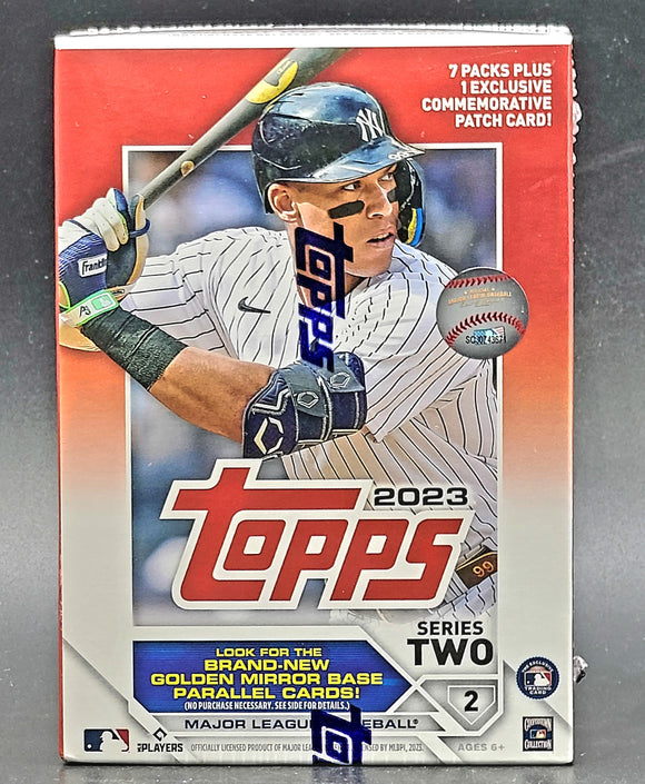 2023 Topps Series 2 Baseball 7-Pack Blaster Box (Commemerative Relic Card!)