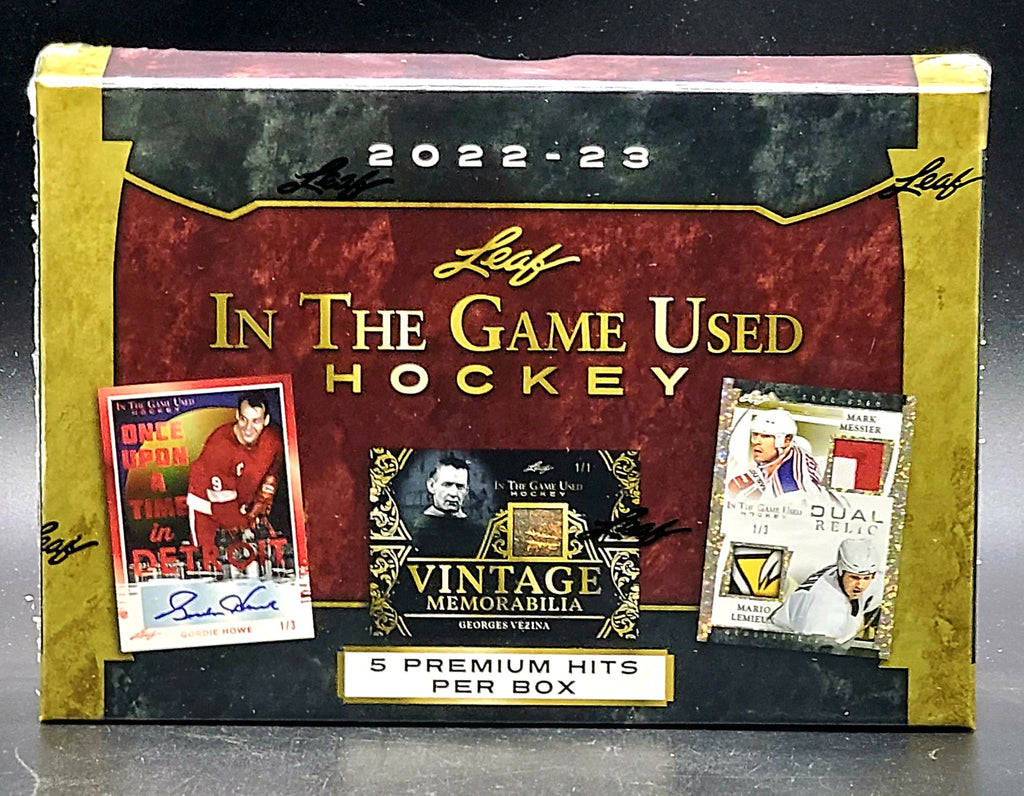 2022/23 Leaf In The Game (ITG) Game Used Hockey Box