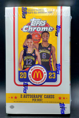 2023 Topps Chrome McDonald's All American Basketball Hobby Box