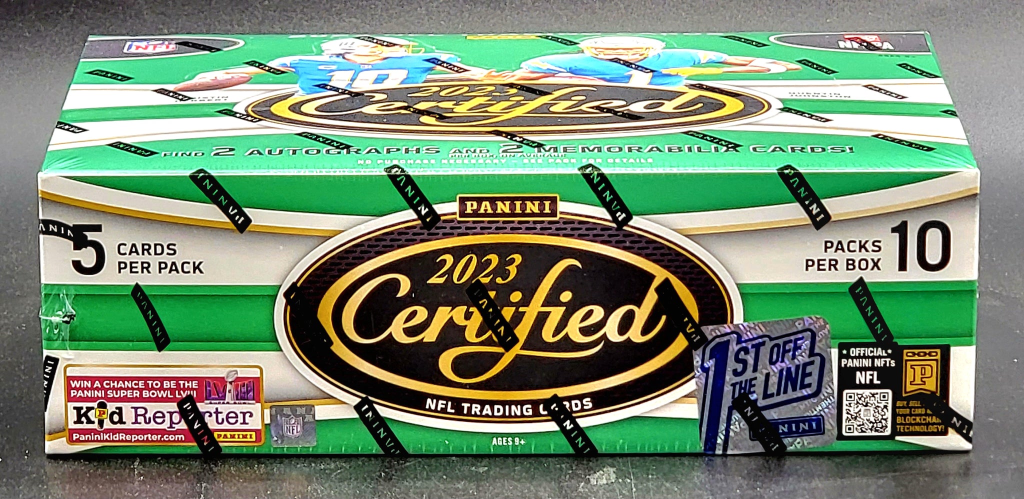 2023 Panini Certified Football 1st Off The Line Hobby Box
