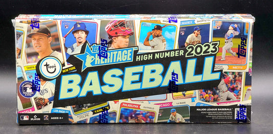 2023 Topps Heritage HIGH Number Baseball Hobby Box