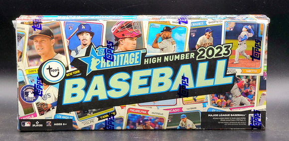 2023 Topps Heritage HIGH Number Baseball Hobby 12-Box Case