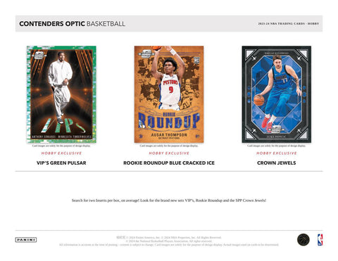 PRE-ORDER 2023/24 Panini Contenders Optic Basketball Hobby Box