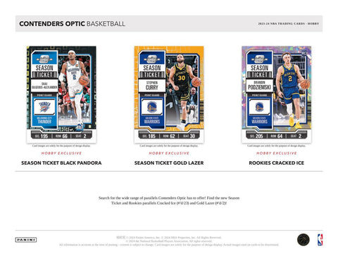 PRE-ORDER 2023/24 Panini Contenders Optic Basketball Hobby Box