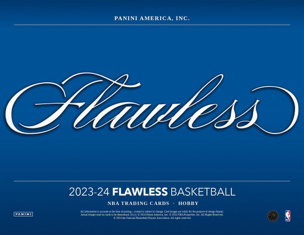 2023/24 Panini Flawless Basketball Hobby 2 Box Case
