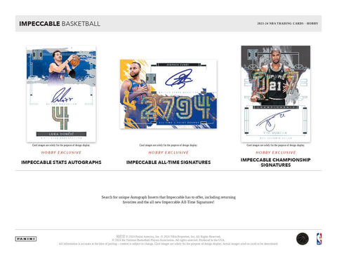 PRE-ORDER 2023/24 Panini Impeccable Basketball Hobby Box