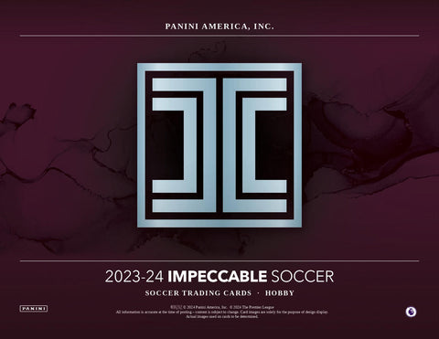 PRE-ORDER 2023/24 Panini Impeccable Soccer Hobby Box