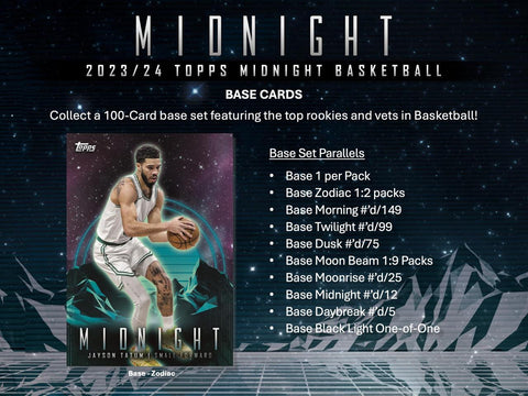 PRE-ORDER 2023/24 Topps Midnight Basketball Hobby Box