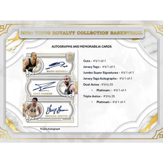 PRE-ORDER 2023/24 Topps Royalty Basketball Hobby Box