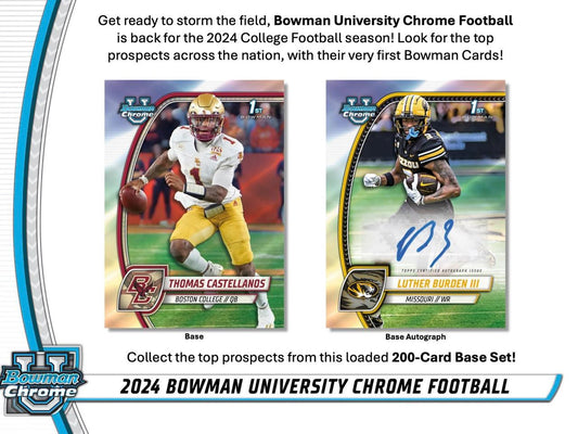 2024 Bowman Chrome University Football Breaker's Delight Box