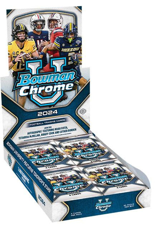 2024 Bowman Chrome University Football Hobby Box