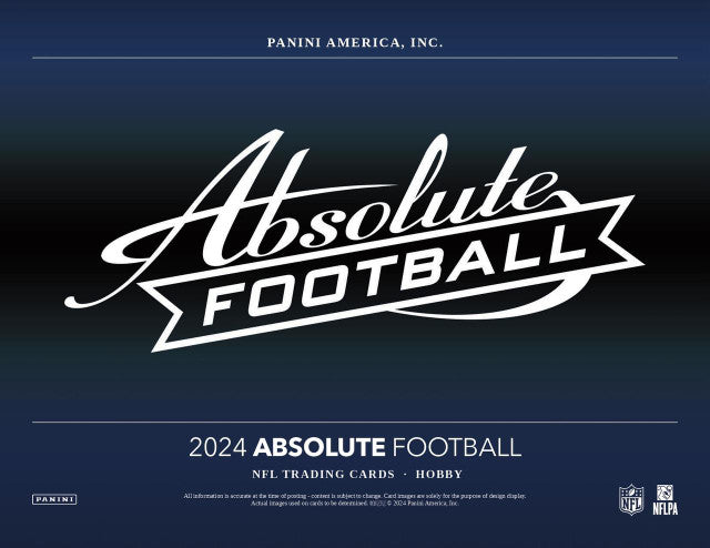 PRE-ORDER 2024 Panini Absolute Football Hobby Box