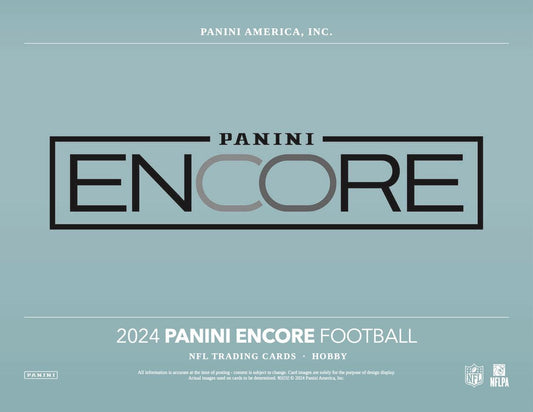 PRE-ORDER 2024 Panini Encore Football Hobby Box