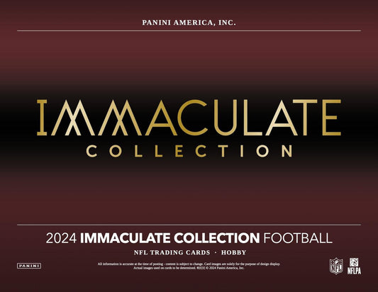 PRE-ORDER 2024 Panini Immaculate Football Hobby Box