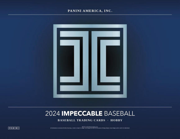 PRE-ORDER 2024 Panini Impeccable Baseball Hobby Box