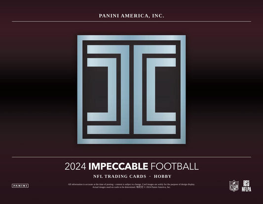 PRE-ORDER 2024 Panini Impeccable Football Hobby Box