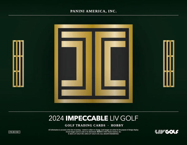 PRE-ORDER 2024 Panini Impeccable LIV Golf Hobby Box