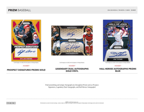 PRE-ORDER 2024 Panini Prizm Baseball Hobby Box