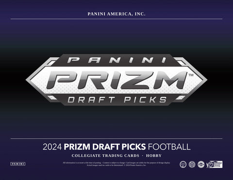 PRE-ORDER 2024 Panini Prizm Collegiate Draft Football Hobby Box