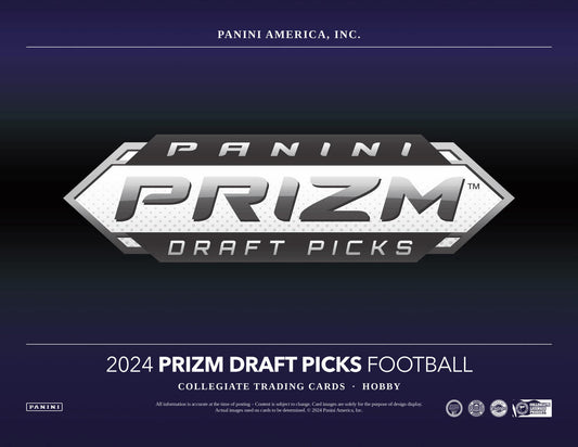 2024 Panini Prizm Collegiate Draft Football Hobby Box