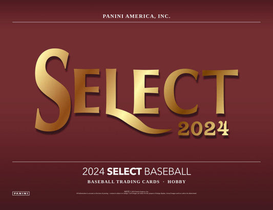 PRE-ORDER 2024 Panini Select Baseball Hobby Box