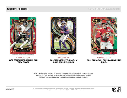 2024 Panini Select Football Hobby Mega Box