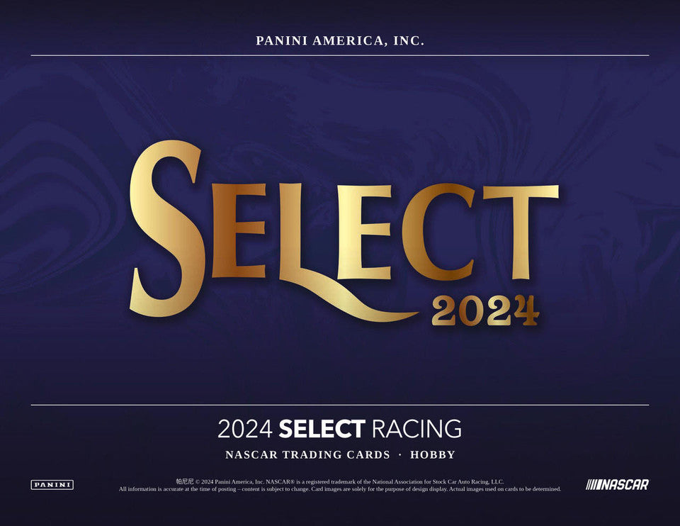 PRE-ORDER 2024 Panini Select Racing Hobby Box