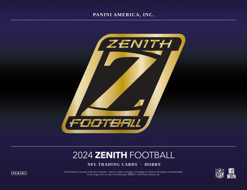 PRE-ORDER 2024 Panini Zenith Football Hobby Box