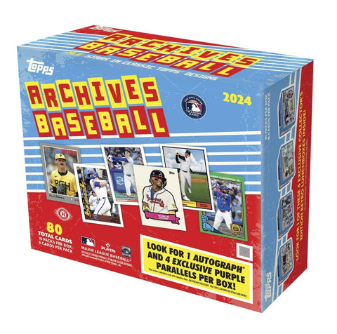 2024 Topps Archives Baseball Collector's Box