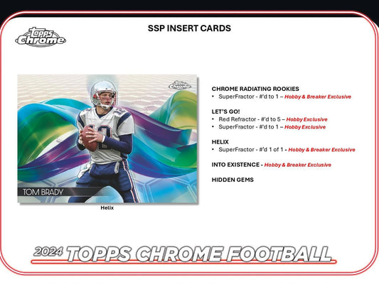 2024 Topps Chrome Football Breaker's Delight Box