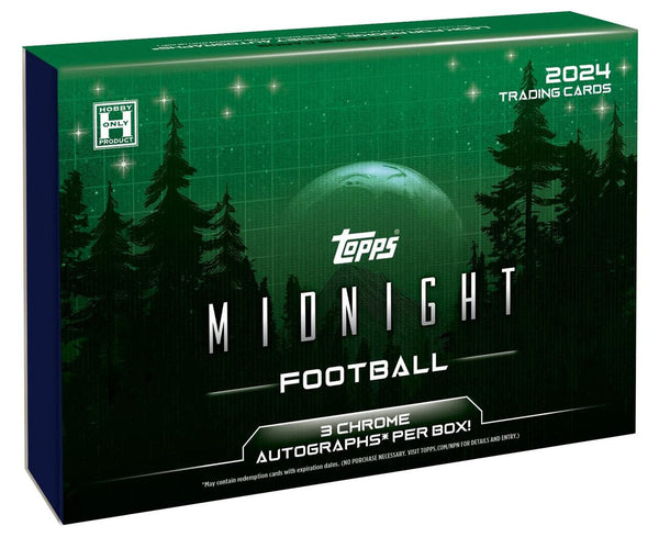 PRE-ORDER 2024 Topps Midnight Football Hobby Box