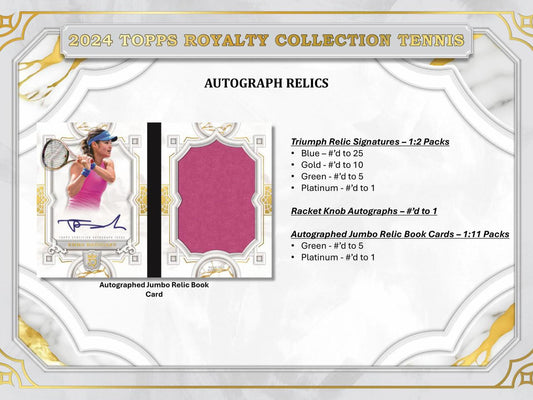 2024 Topps Royalty Tennis Hobby Box