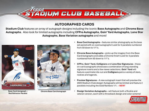 2024 Topps Stadium Club Baseball Hobby Box