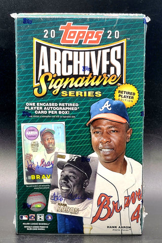 2020 Topps Archives Signature Series Retired Player Ed Baseball Box