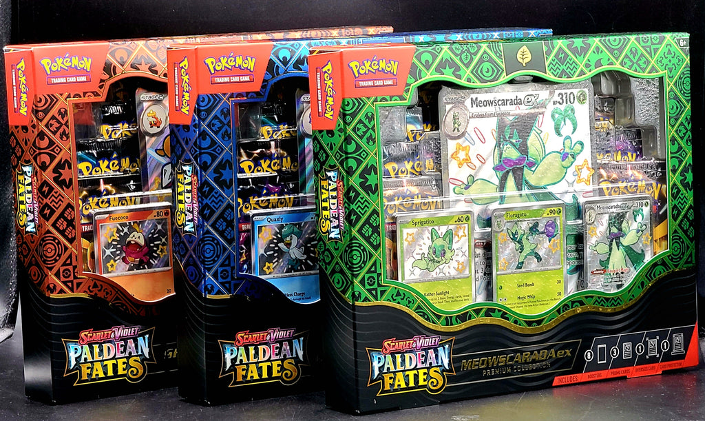Pokemon Scarlet & Violet Paldean Fates EX Premium Collection Box (Random Box)