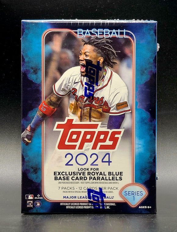 2024 Topps Series 1 Baseball Blaster Box (Exclusive Royal Blue)