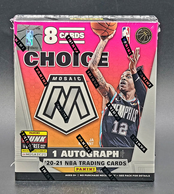 2020/21 Panini Mosaic Choice Basketball Box