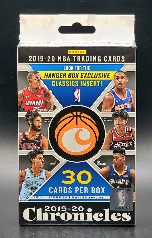 2019/20 Panini Chronicles Basketball Hanger Pack Box