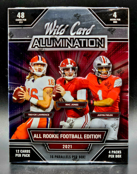 2021 Wild Card Alumination Football Hobby Box