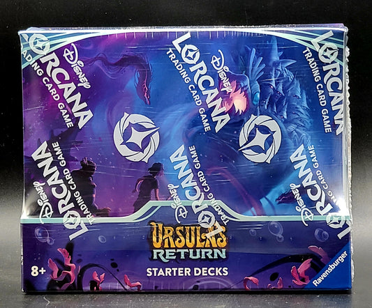 Disney Lorcana: Ursula's Return: Starter Deck Display (8 decks)