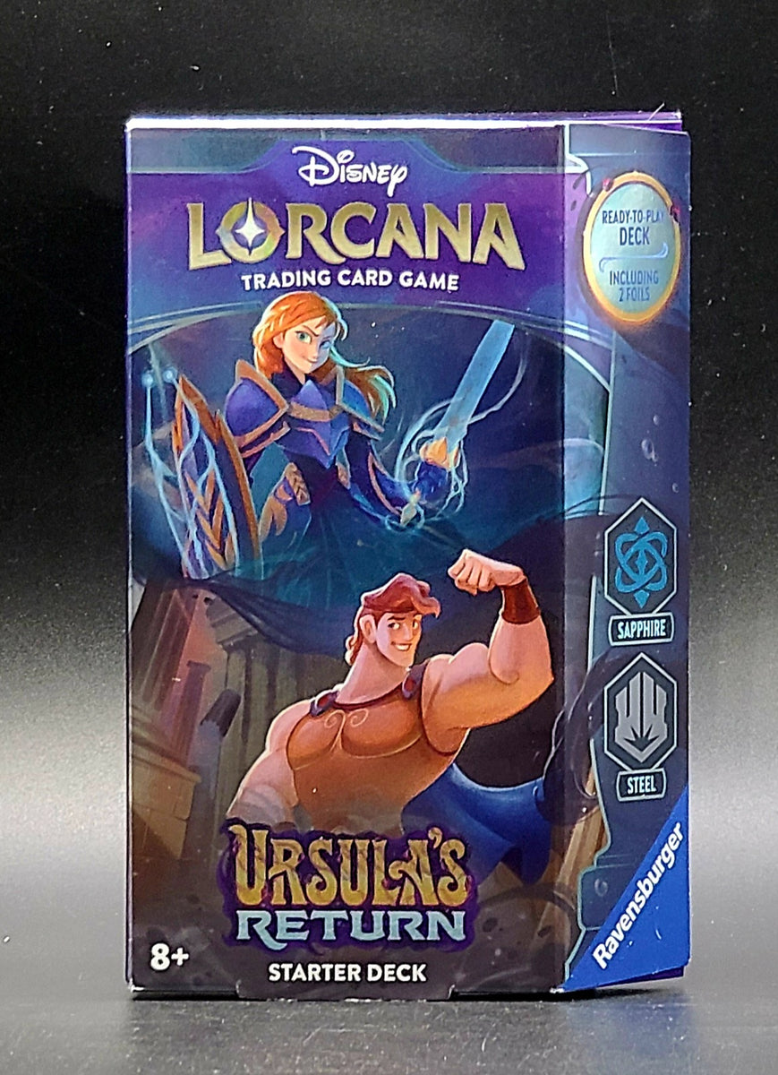 Disney Lorcana: Ursula's Return Starter Deck (Sapphire and Steel ...