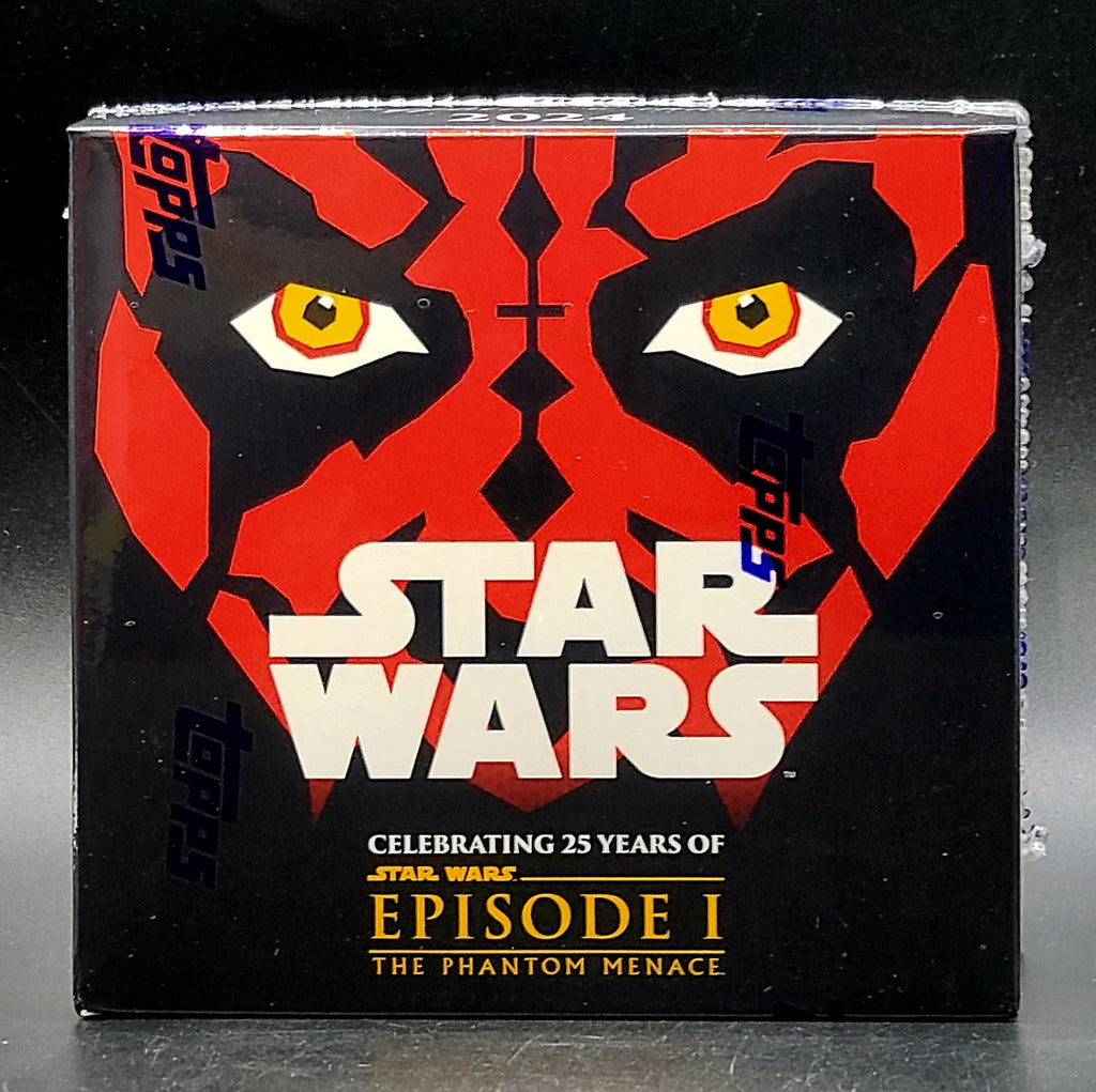 2024 Topps Star Wars The Phantom Menace Chrome Sapphire Edition Box