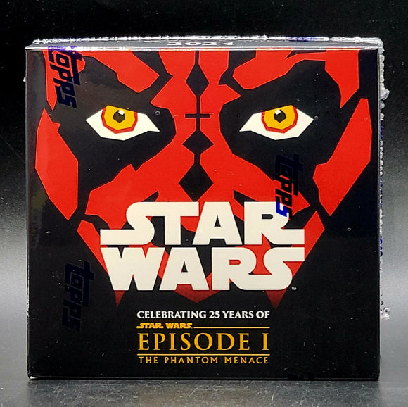 2024 Topps Star Wars The Phantom Menace Chrome Sapphire Edition Box