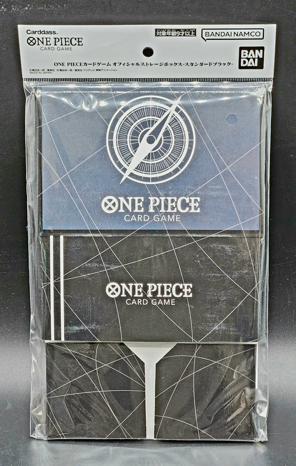 One Piece Card Game Official Storage Box Standard Black