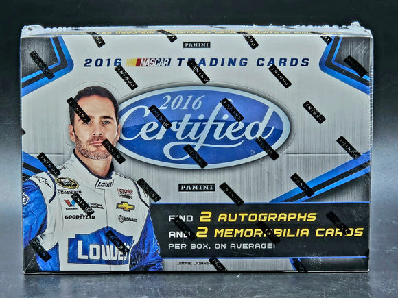 2016 Panini Certified Nascar Racing Hobby Box