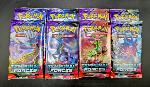 Pokemon Scarlet & Violet Temporal Forces 8-Pack Booster Singles