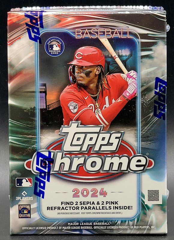 2024 Topps Chrome Baseball 7-Pack Blaster Box