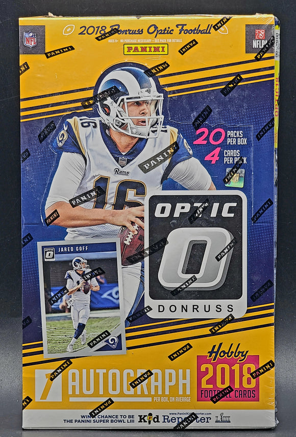 2018 Panini Donruss Optic Football Hobby Box