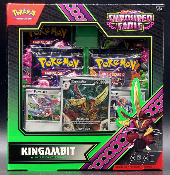 Pokemon Scarlet & Violet Shrouded Fable Kingambit Illustration Collection Box